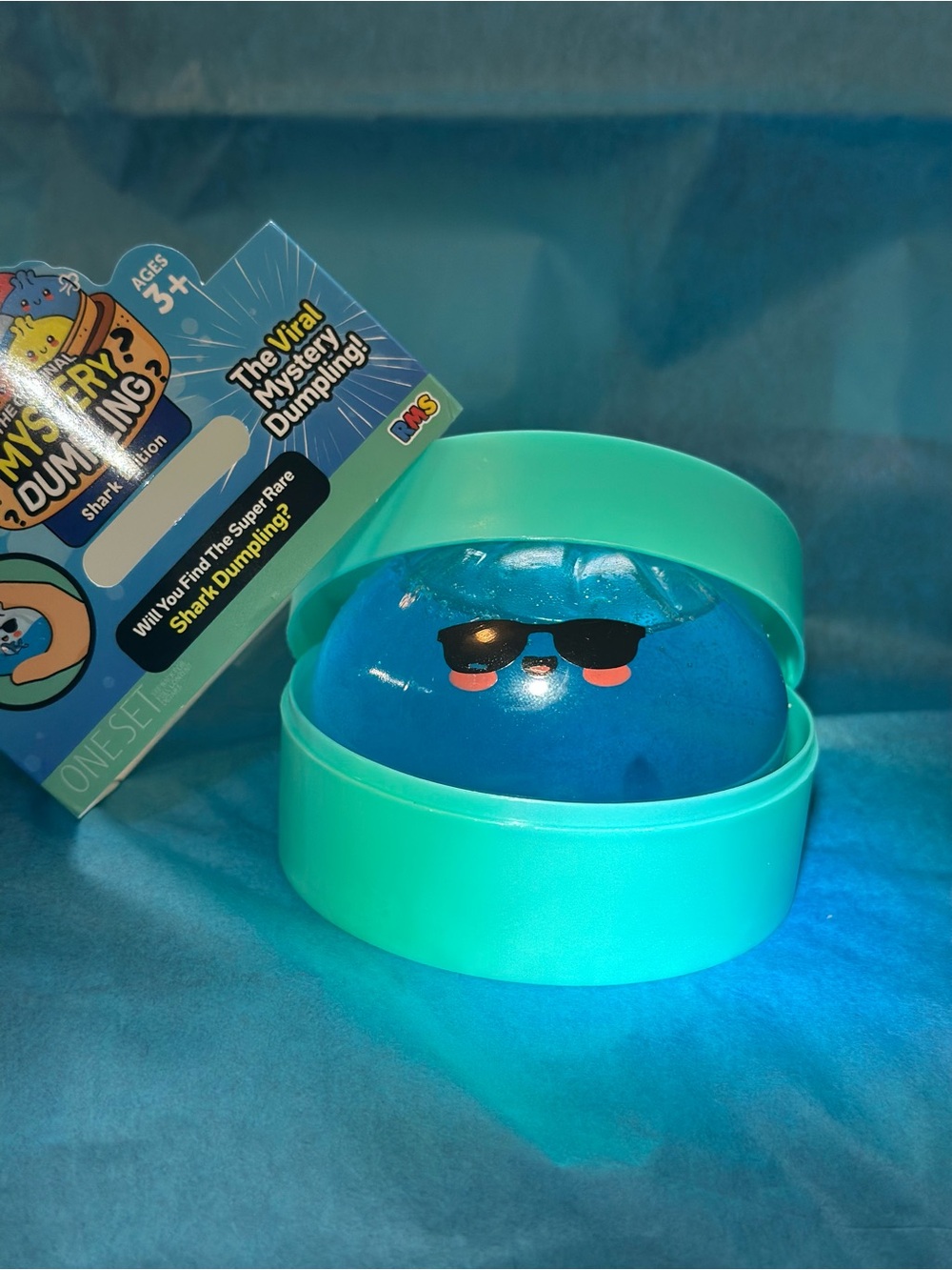 NEW RMS Crazy Fun Mystery Dumpling Bao Bun Squishy – Shark 🦈 Edition NWT RARE